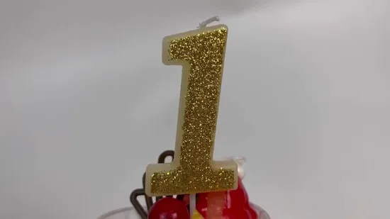 Colorful Special Cute Birthday Number Candle Wax