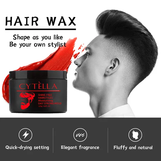 Wholesale Custom Private Label Hair Care Product Pomade Wax Natural Extra Hold Wax 