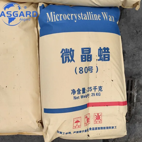 Food Grade Ceresin Wax Microcrystalline Wax 80 for Petroleum Jelly 